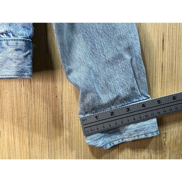 AEROPOSTALE - Women's Denim Jacket - Light Blue - Medium - Picture 8 of 13